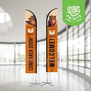 Custom Double-Sided Feather Banners