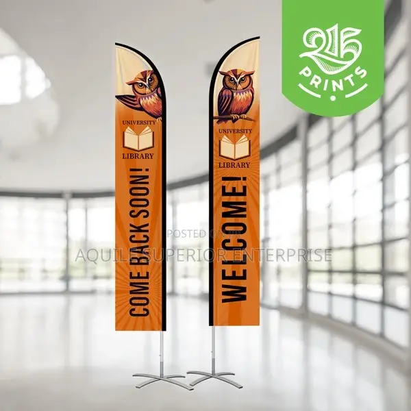 Custom Double-Sided Feather Banners