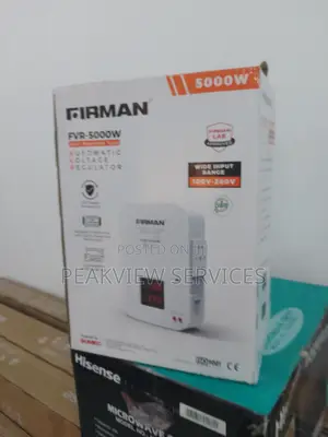 Voltage Regulator Stabilizer Firman 5000watt Wall Mounted-