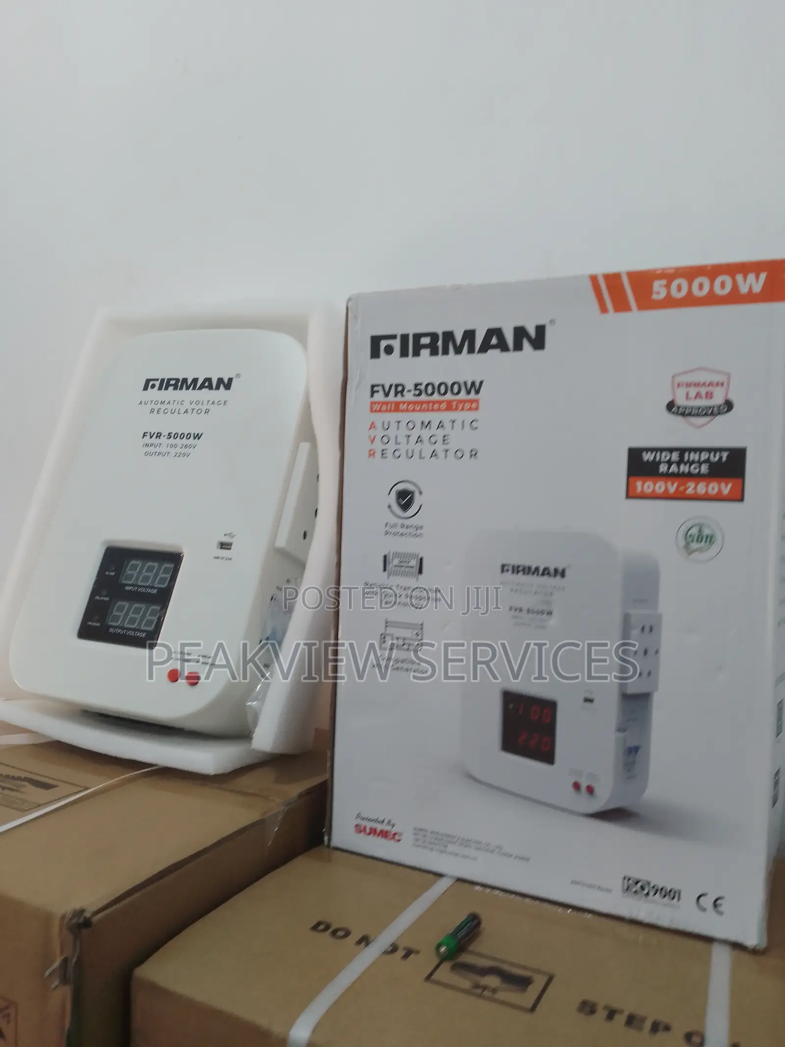 Brand New 5000w Firman Stabilizer Voltage Regulator