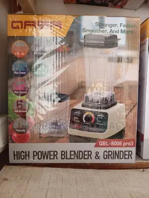 Qasa 2 In1 Commercial Grinder Blender QBL-8008 Pro3 1500w