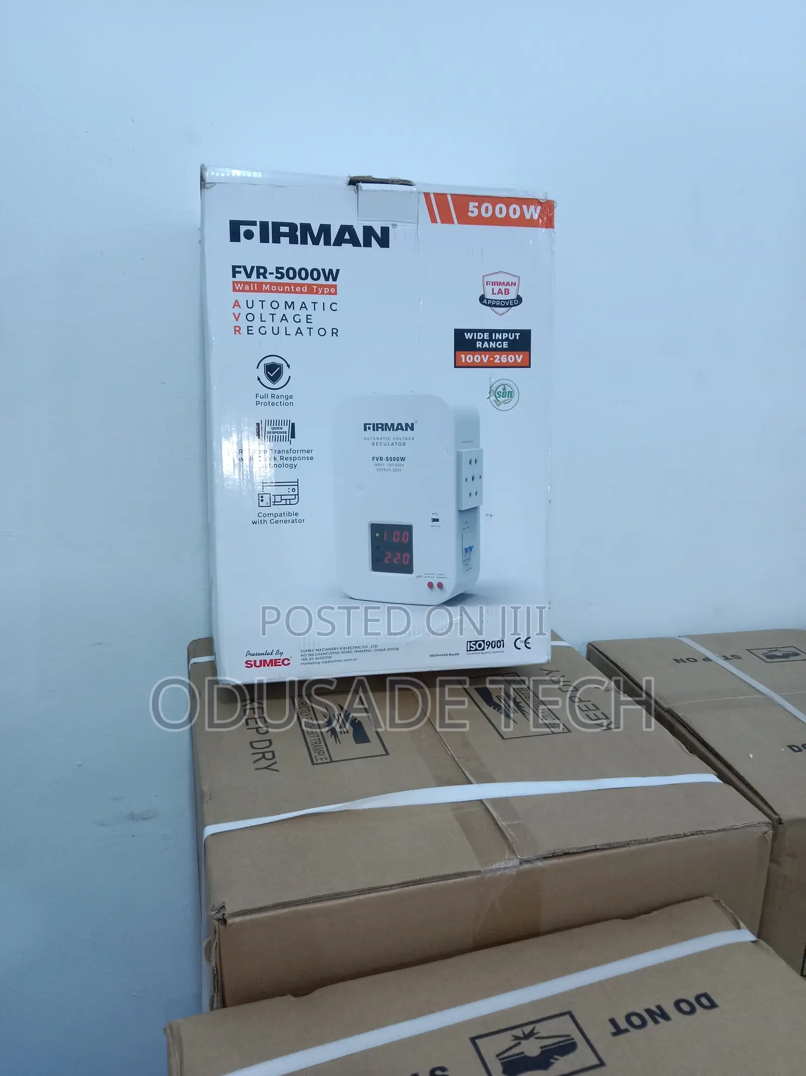 Super Power Sumec 5000w Wall Mounted Voltage