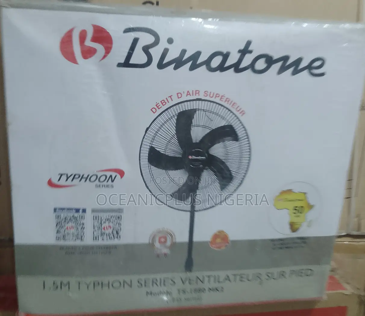 Quality Binatone Non-Rechargeable Standing Fan