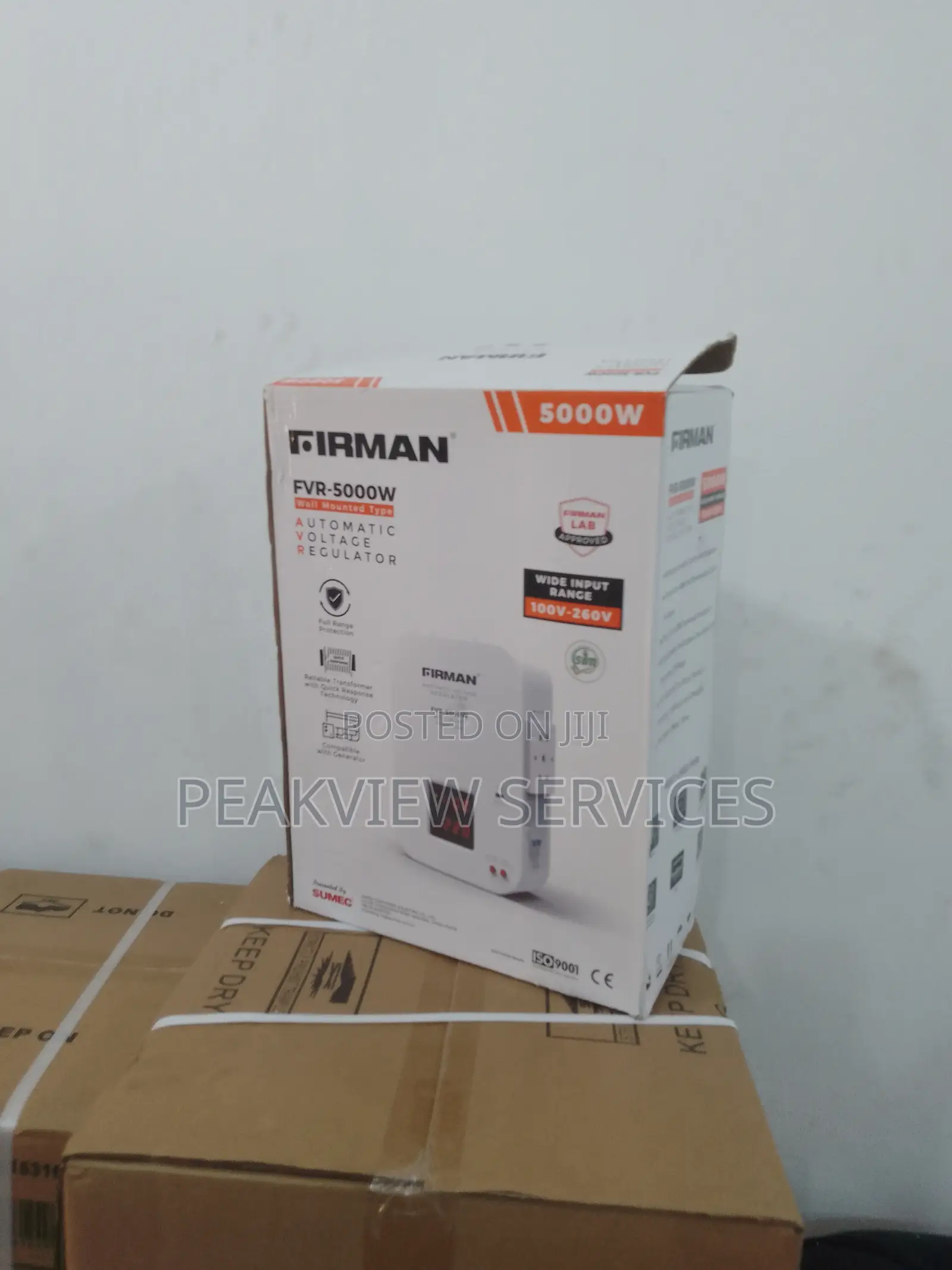 Brand New FVR-5000W Firman Stabilizer Automatic Regulator