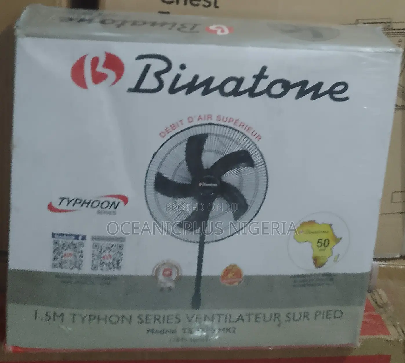 Quality Brand New Binatone Non-Rechargeable Standing Fan
