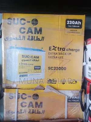230ah 12v Suc-Cam Tubular Battery