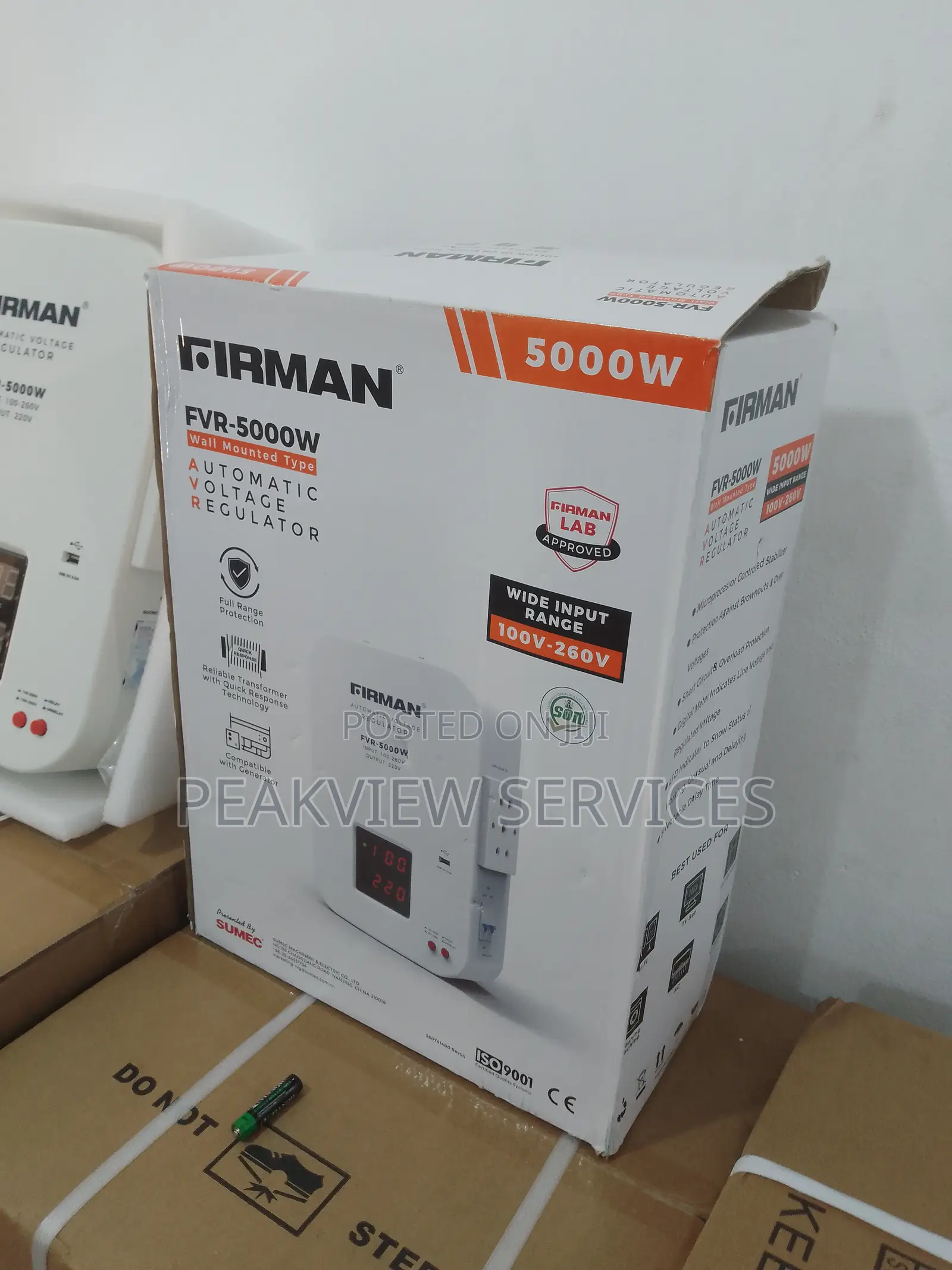 Brand New Wall Mounted Stabilizer Firman Automatic Regulator