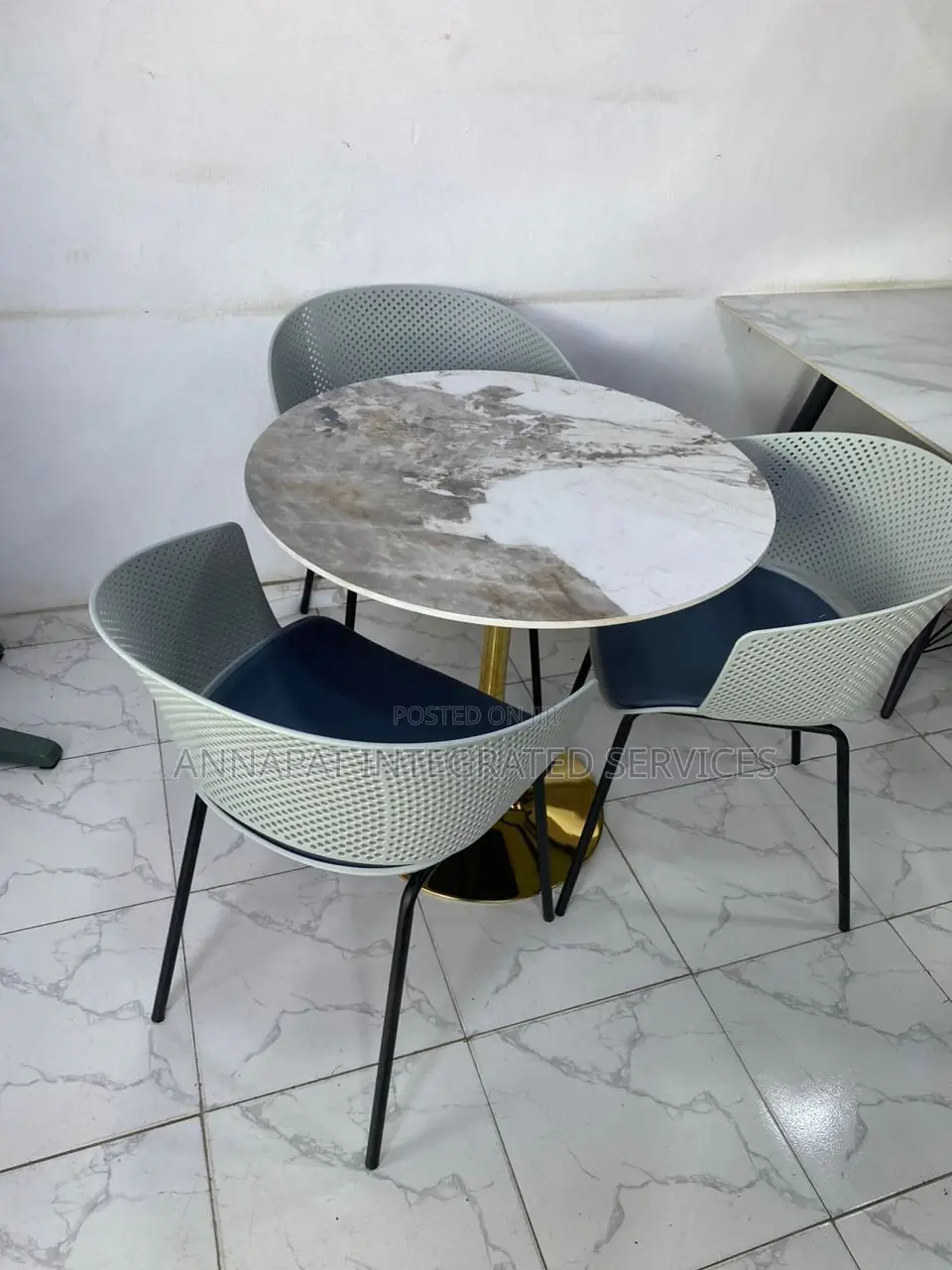 Marble Top Dining Set