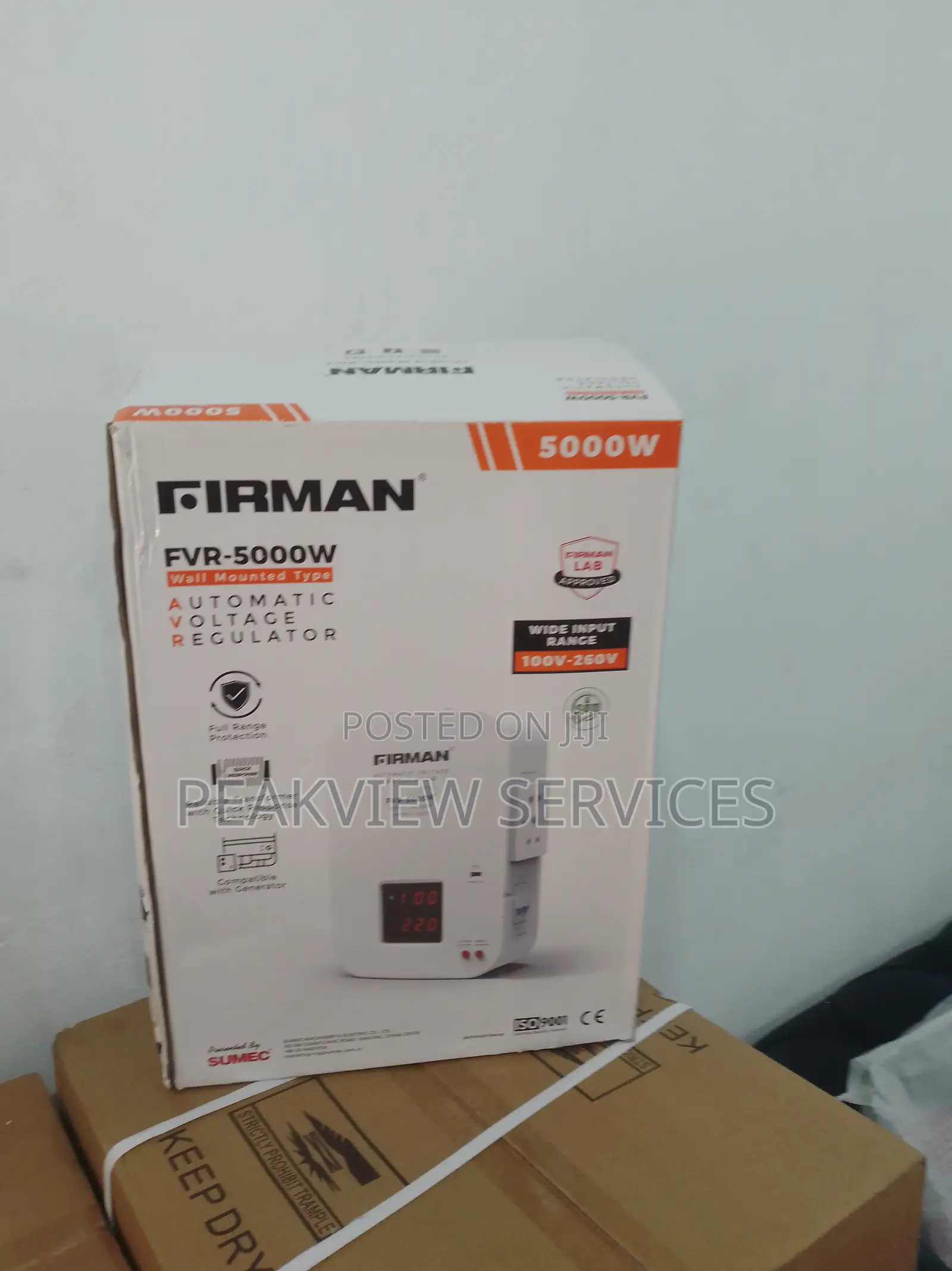Brand New Wall Mounted Stabilizer Firmanfvr-5000w Automatic