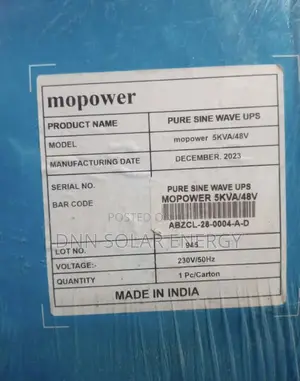Mo Power Inverter 5kva 48v