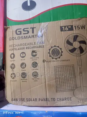 Solar Standing Fan GST Goldsmartee