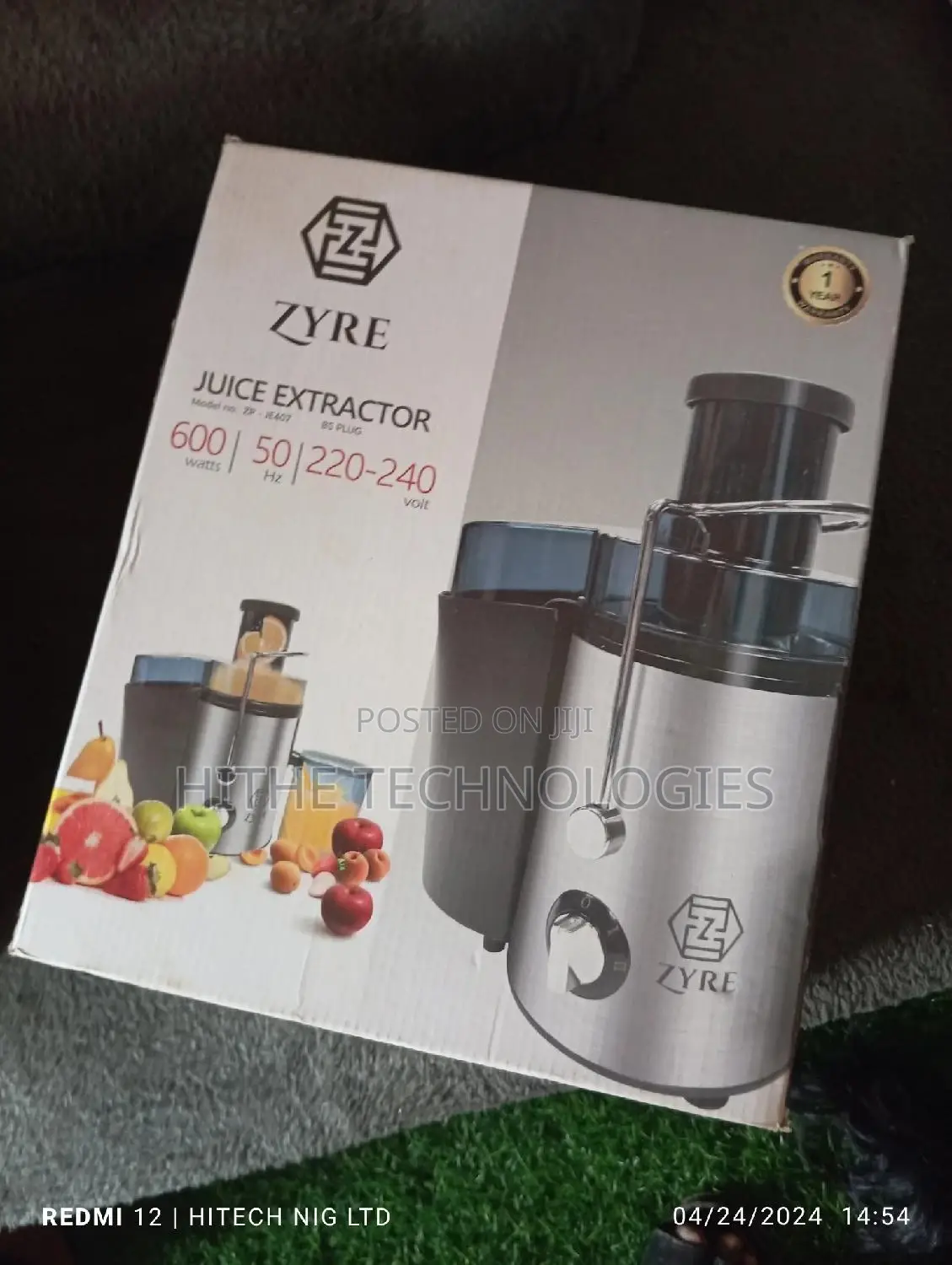 Electric Juice Extractor – Fresh, Healthy Juice in Sec.