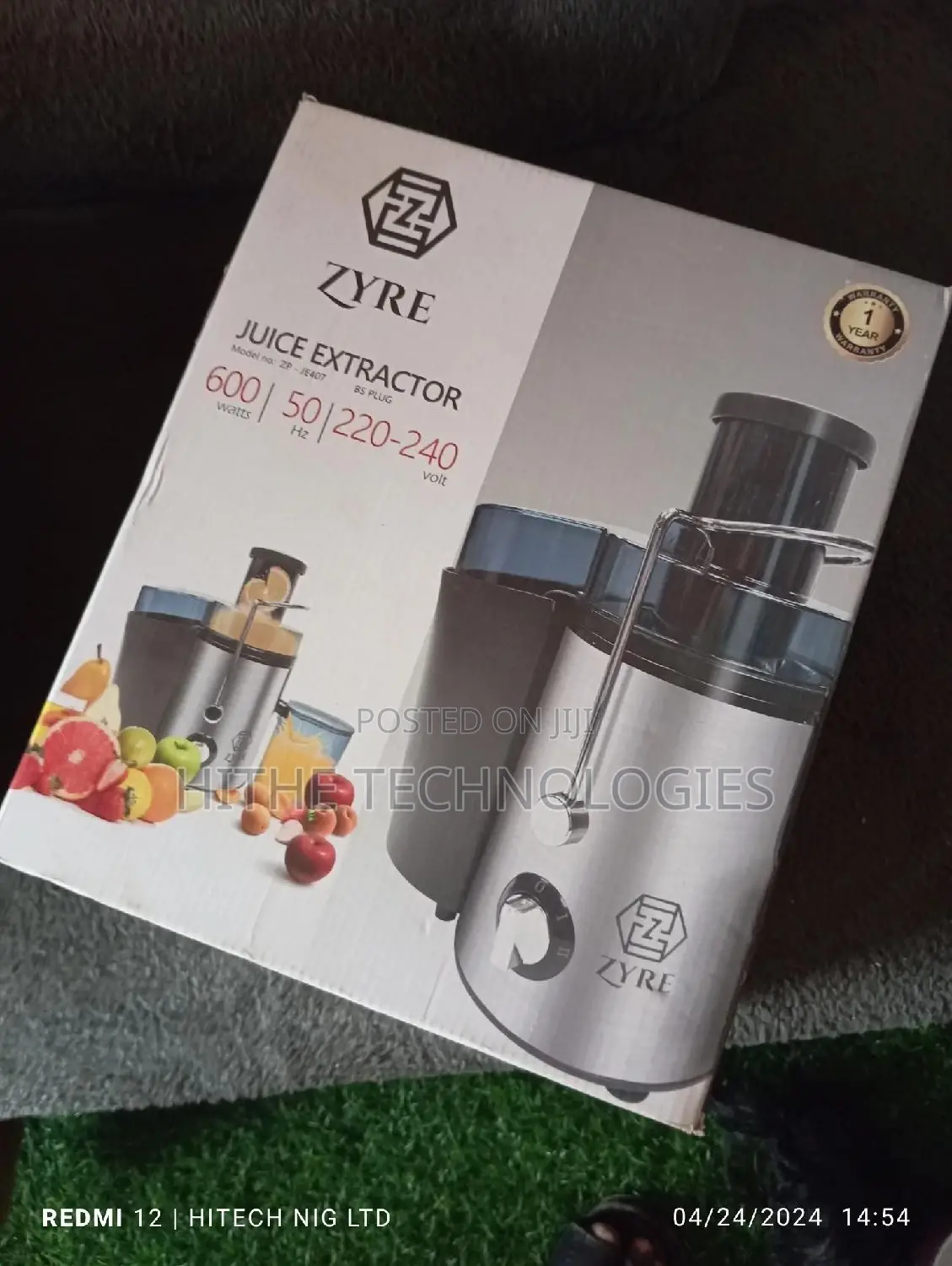Electric Juice Extractor – Fresh, Healthy Juice in Sec.