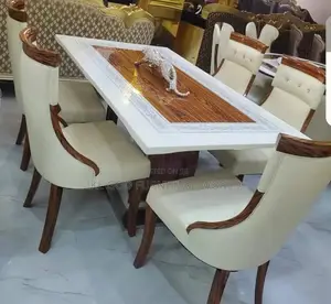 6seater Imported Turkish Marble Dining Table