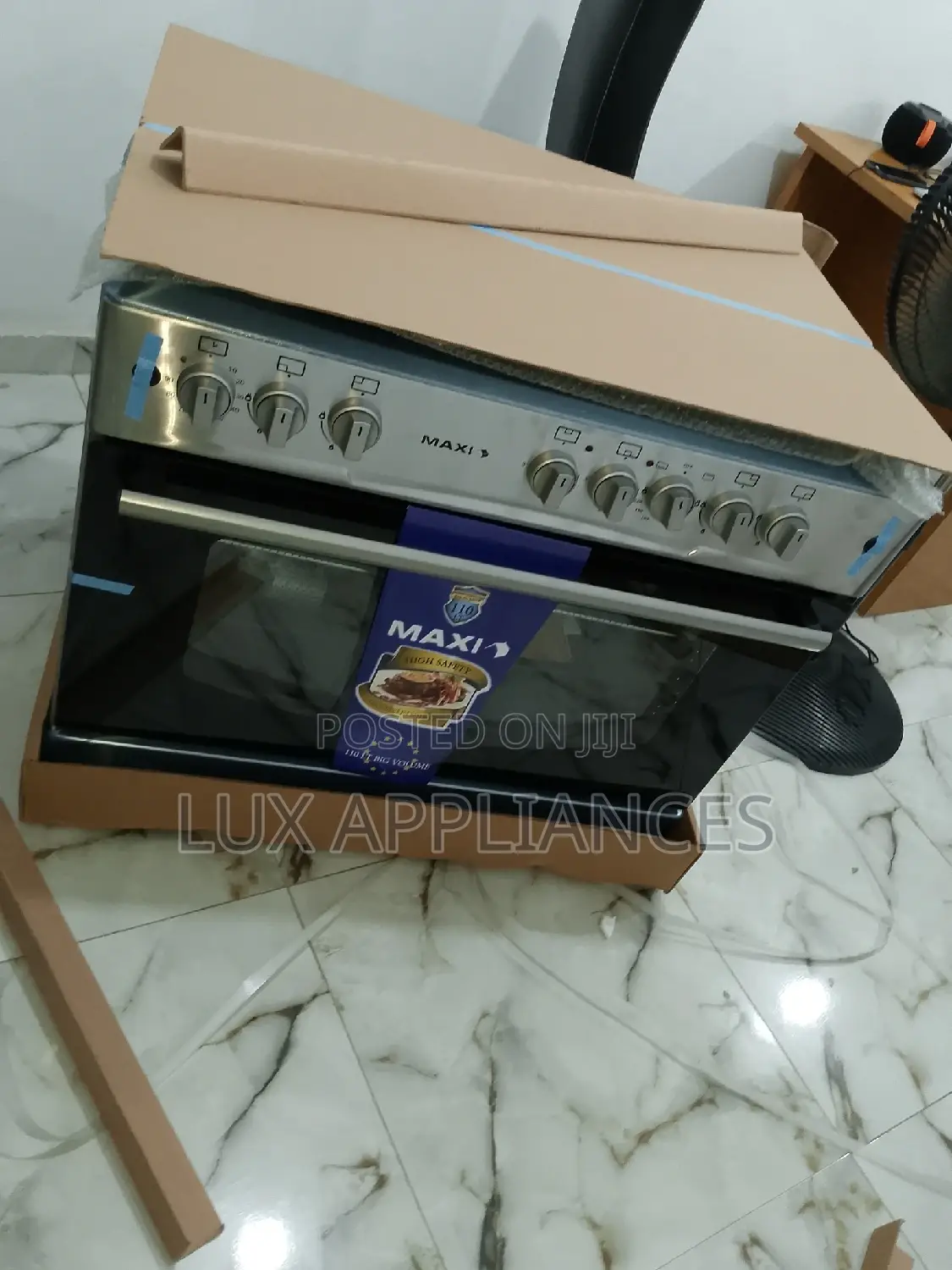 Easy to Use Control Knobs New Maxi Electric Oven Gas Burner