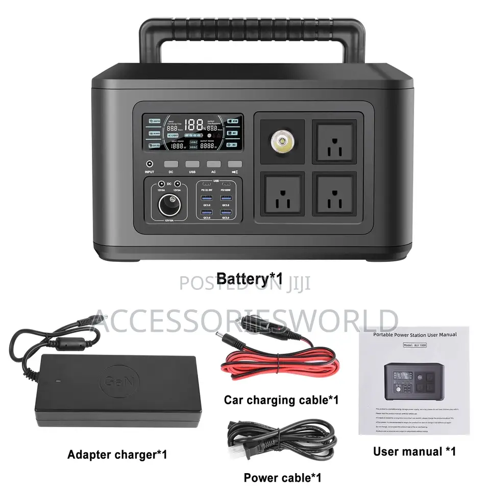 Uapow BLY1000 320000mah 1000W Portable Power Station