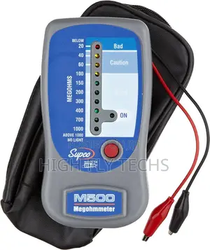 Supco M500 Insulation Tester/Electronic Megohmmeter