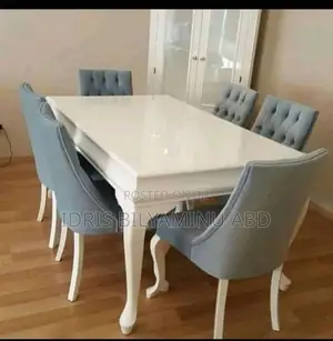 A Classic Dining Table Six Chairs