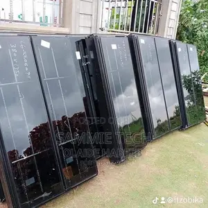 Frameless Window With Inner Bugularies and Net