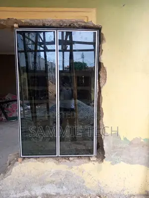 Frameless Window With Inner Bugularies and Net