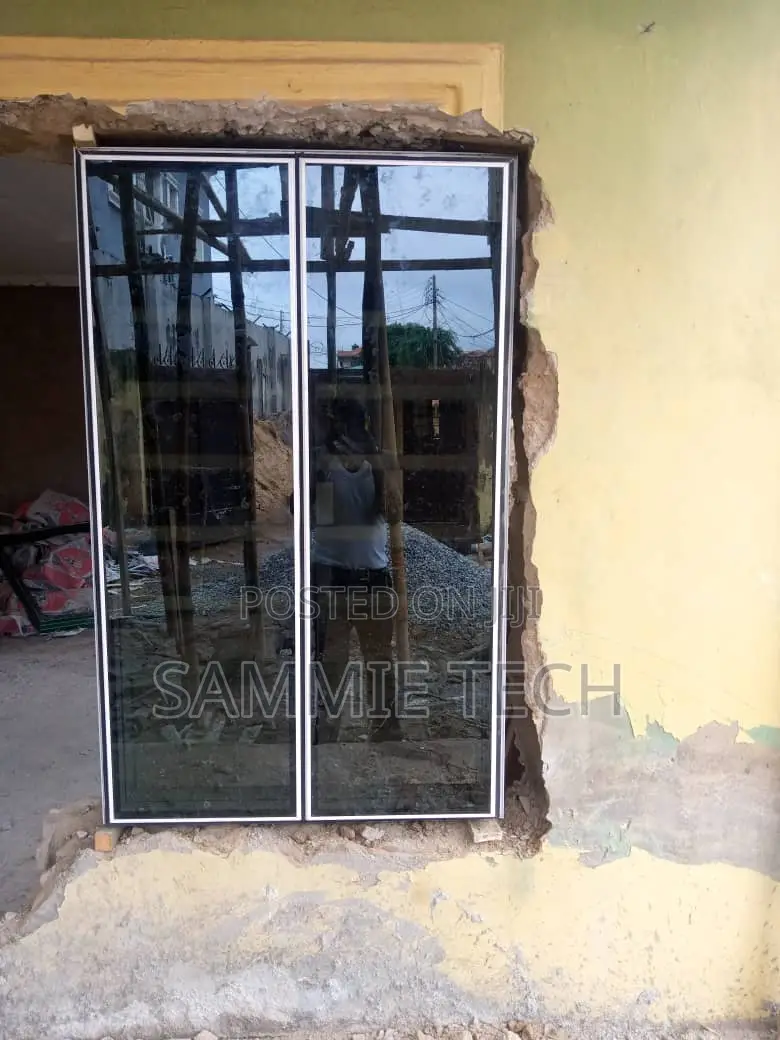 Frameless Window With Inner Bugularies and Net
