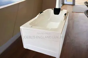 White Bathtub With Handle