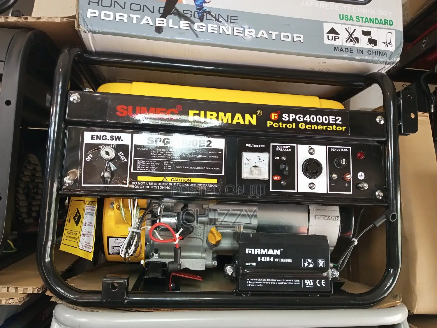 Firman Generator With Key Starter 100% Cooper Wire 4.5kva