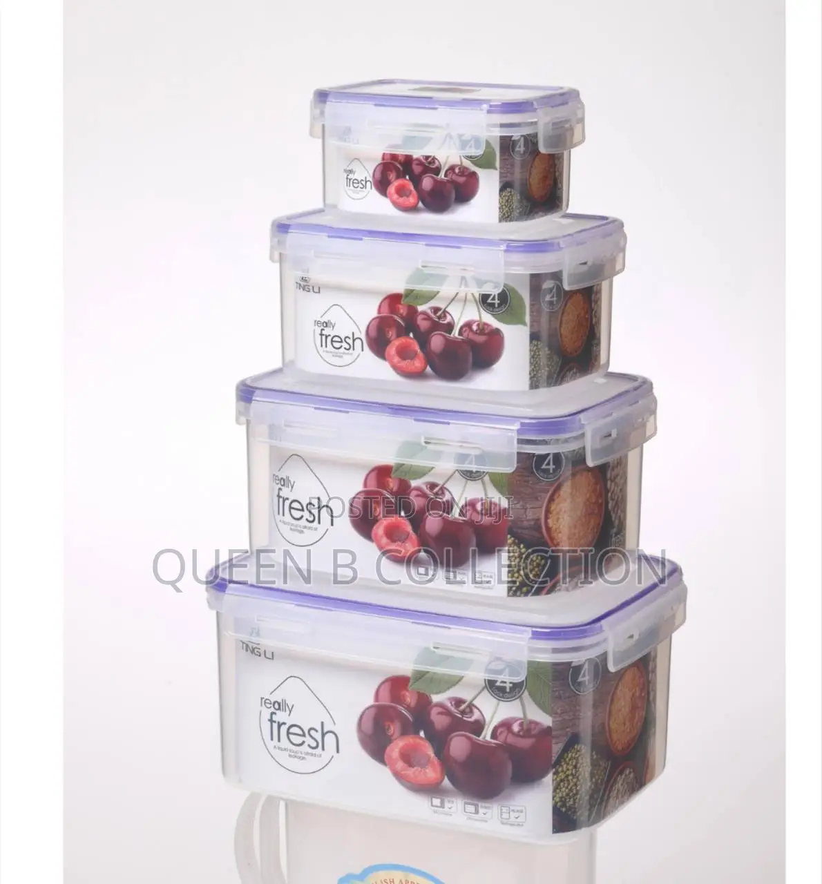 4 Pieces Fridge Storage Containers