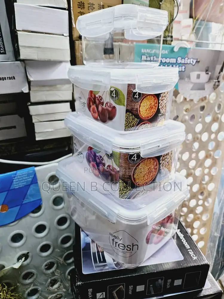 4 Pieces Fridge Storage Containers