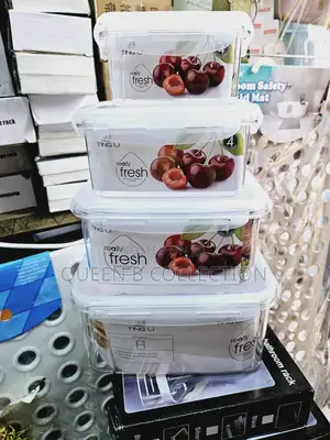 4 Pieces Fridge Storage Containers