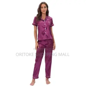 Two Pieces Ladies Sleepwear - Trouser And Shirt