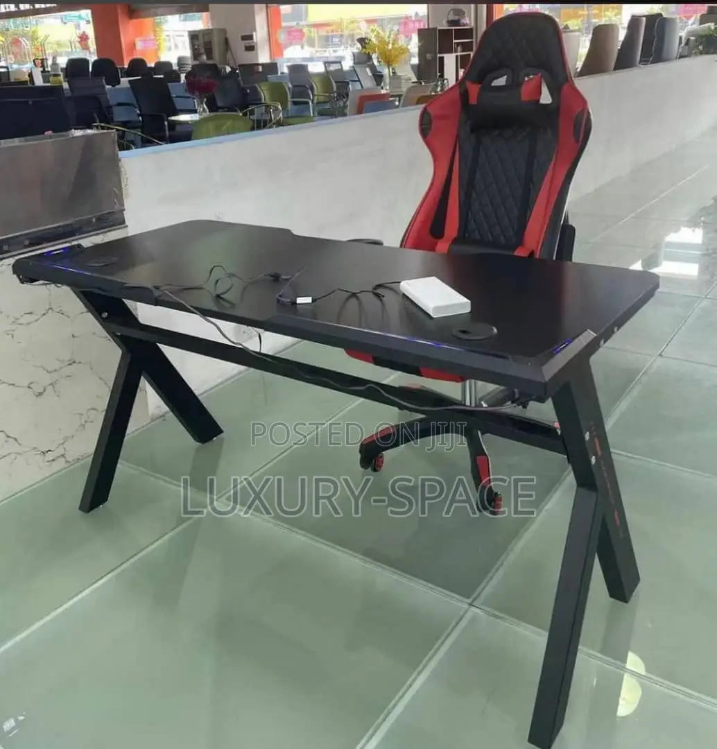Unique Gaming/Studio Table and Chair Set
