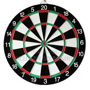 15 Inch Dartboard Game Set With 6 Steel-Plastic Darts