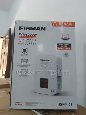 A Robust 5000W Stabilizer Firman Auto. Volt. Regulator