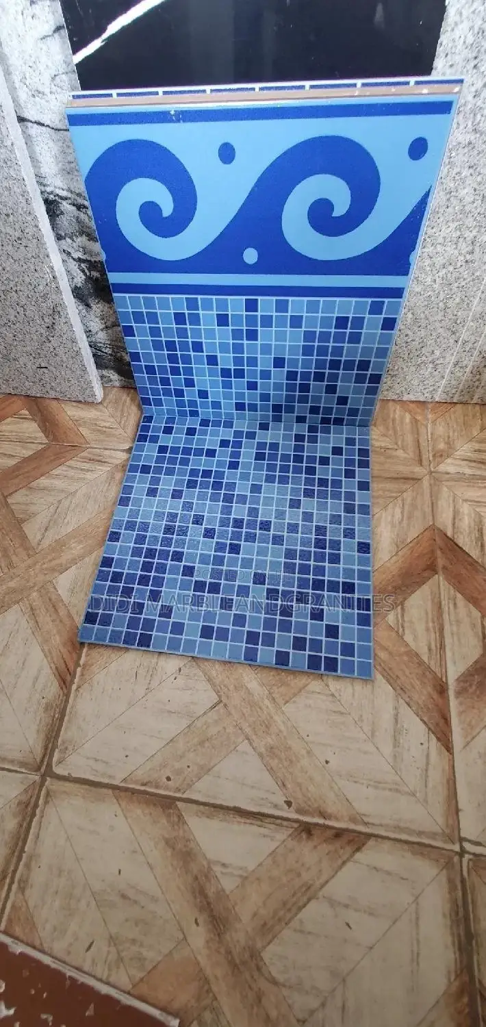 Blue Aquagleam Swimming Pool Tiles