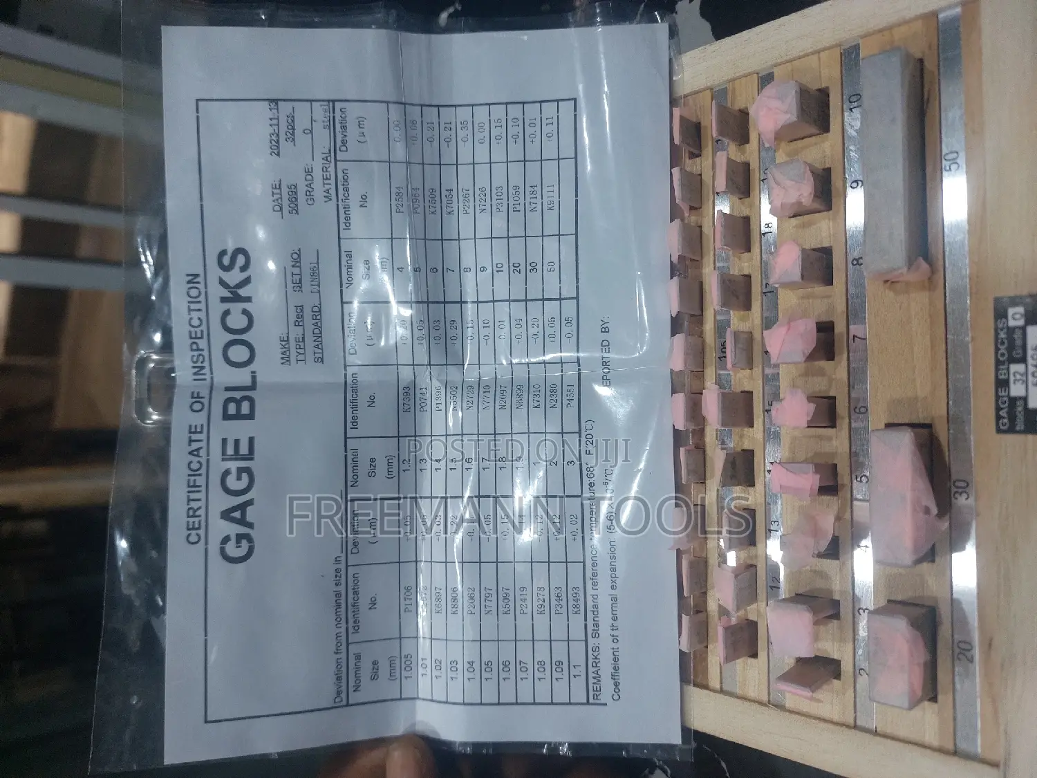 Guage Blocks 32pcs
