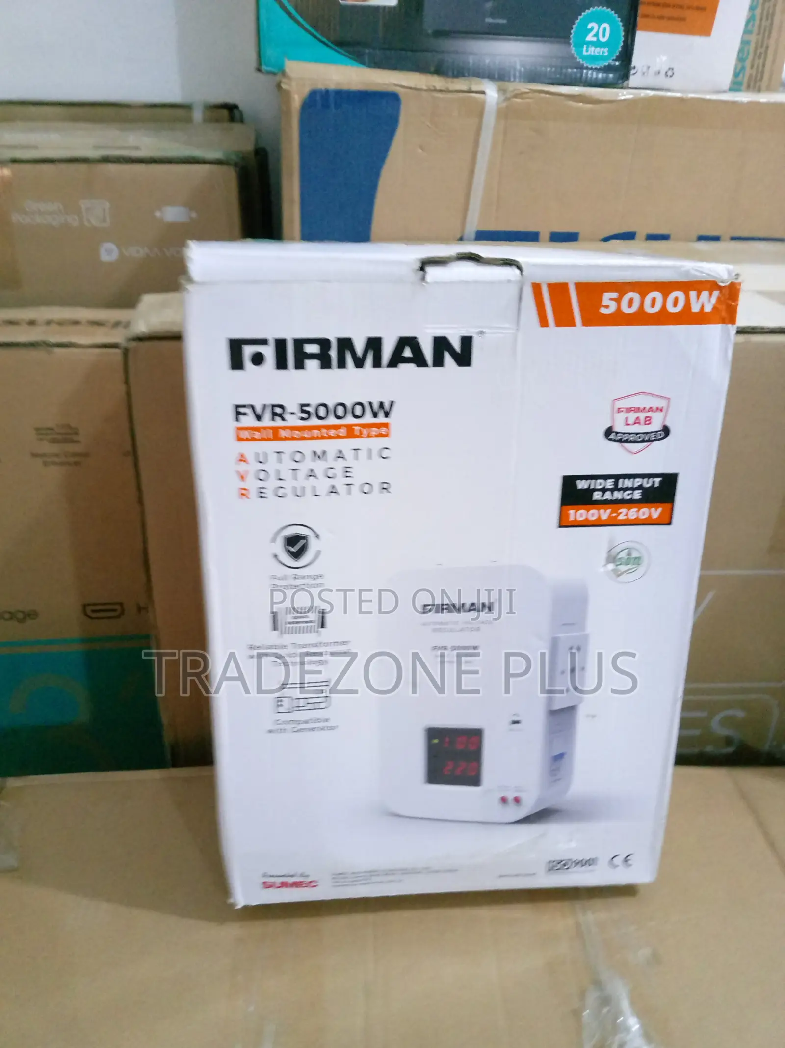 Quality 5000 Watts Wall Mounted Stabilizer