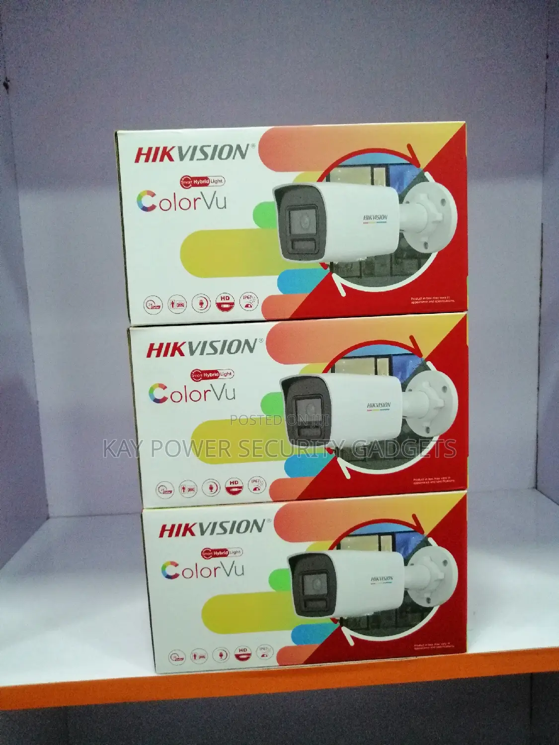 Hikvision 4mp Ip Full Color Camera (3pcs)