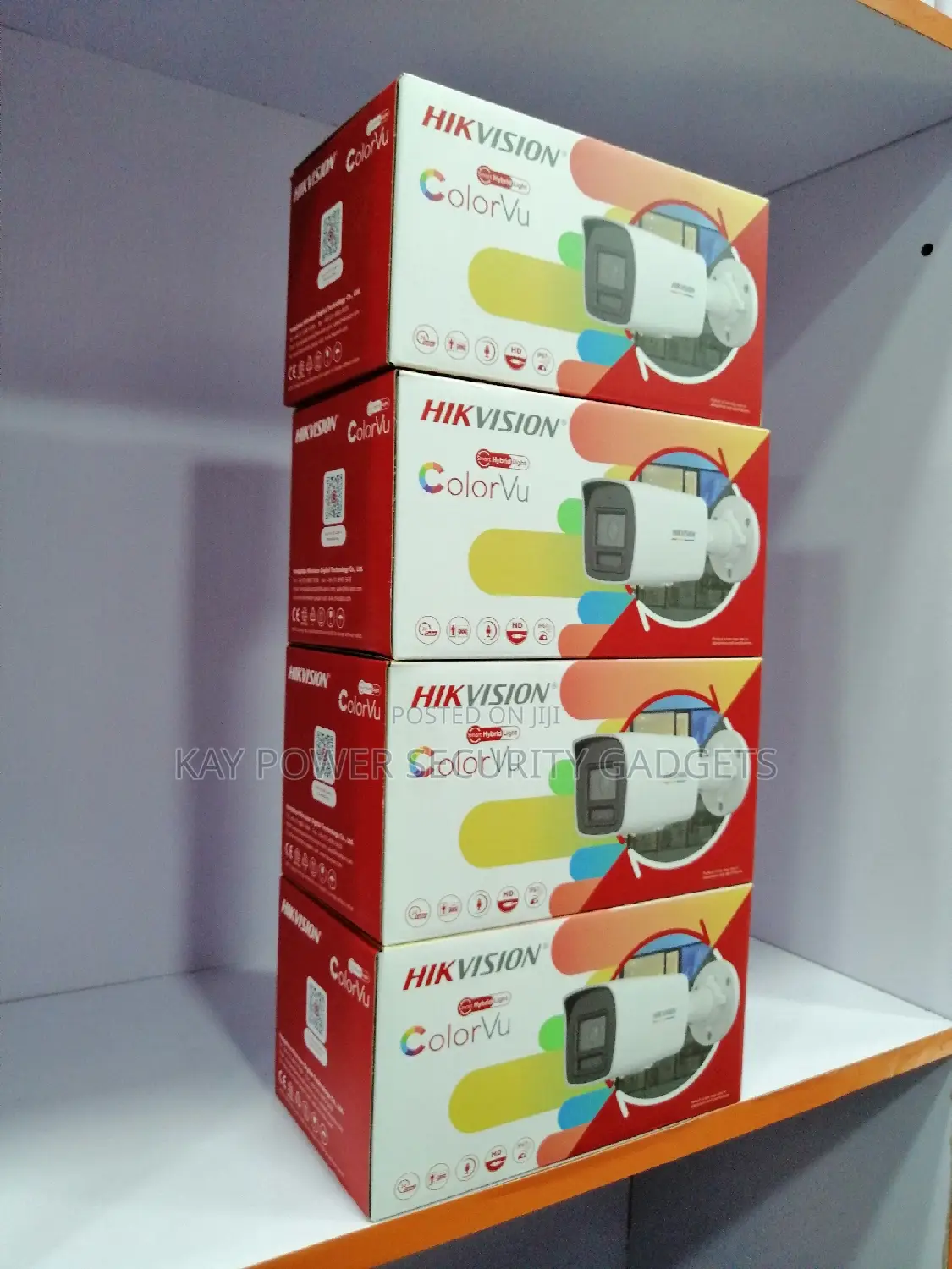 Hikvision 4mp Ip Full Color Camera (4pcs)
