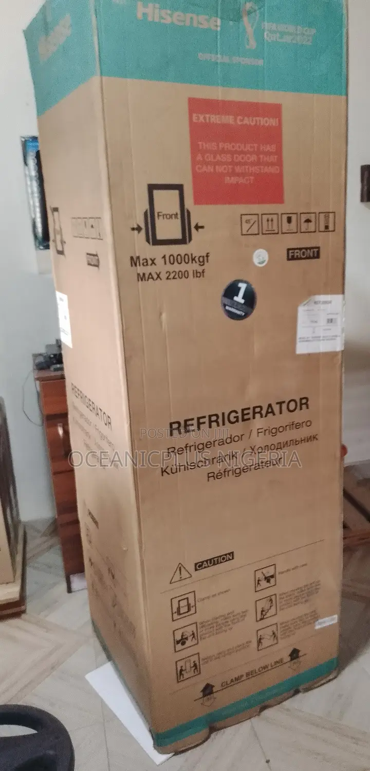 Just In! Hisense Double Doors Refrigerator (Ref 308dr)