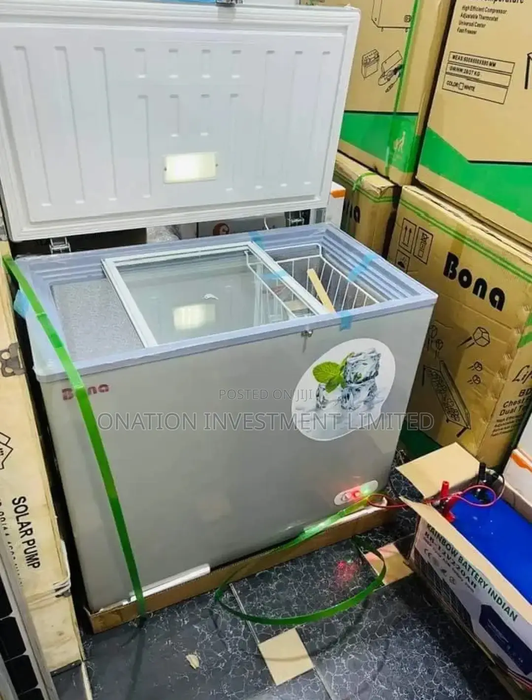 Bona 218l Ac/Dc Solar Chest Freezer – Energy Saving