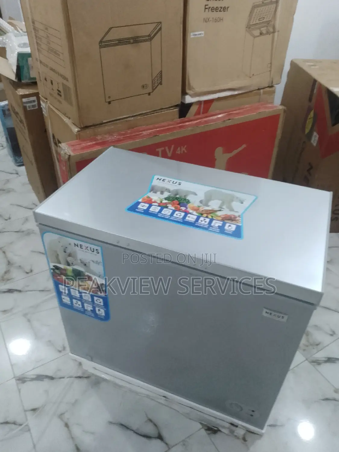 Low Noise Nexus Grey Freezer 200L