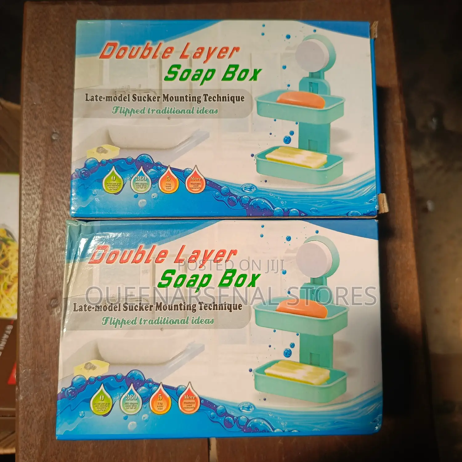 Double Layer Soap Rack