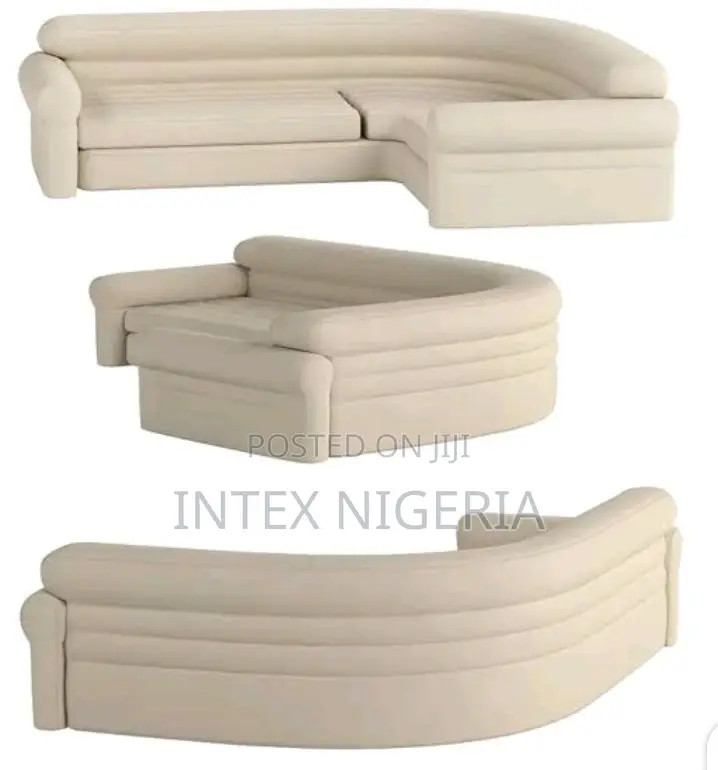 Intex Inflatable Corner Sofa “L-Shaped” Inflatable Couch