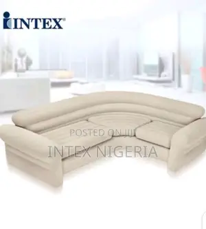 Intex Inflatable Corner Sofa “L-Shaped” Inflatable Couch