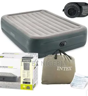 Intex Queen Size Air Bed (60"X80"X18") Dura Beam Standard