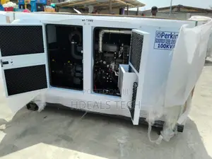 Photo - Powered Perkins 100kva DIESEL Generator.