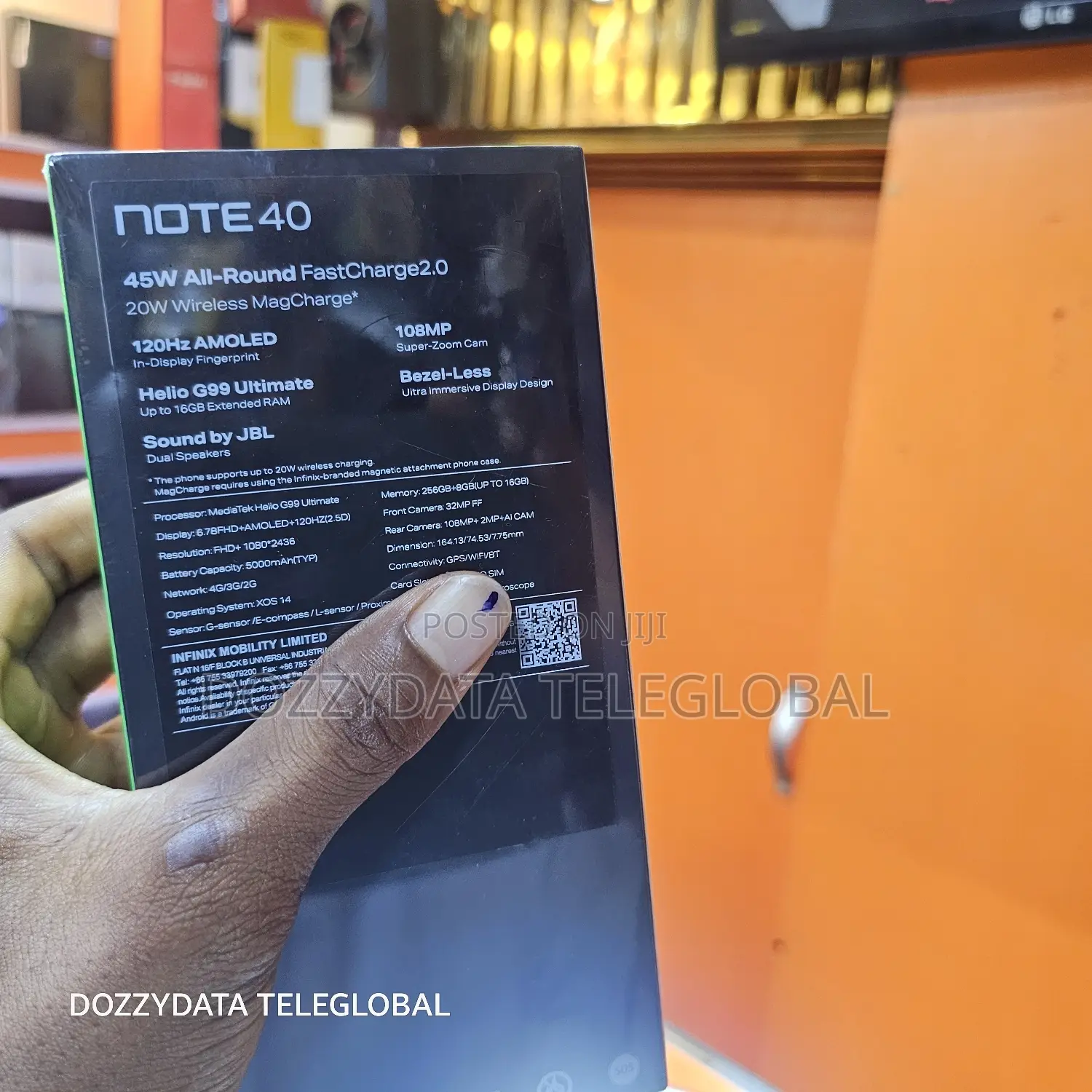 New Infinix Note 40 256 GB