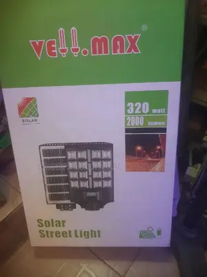 Original Vellmax 320/300 Watts Solar Street Light