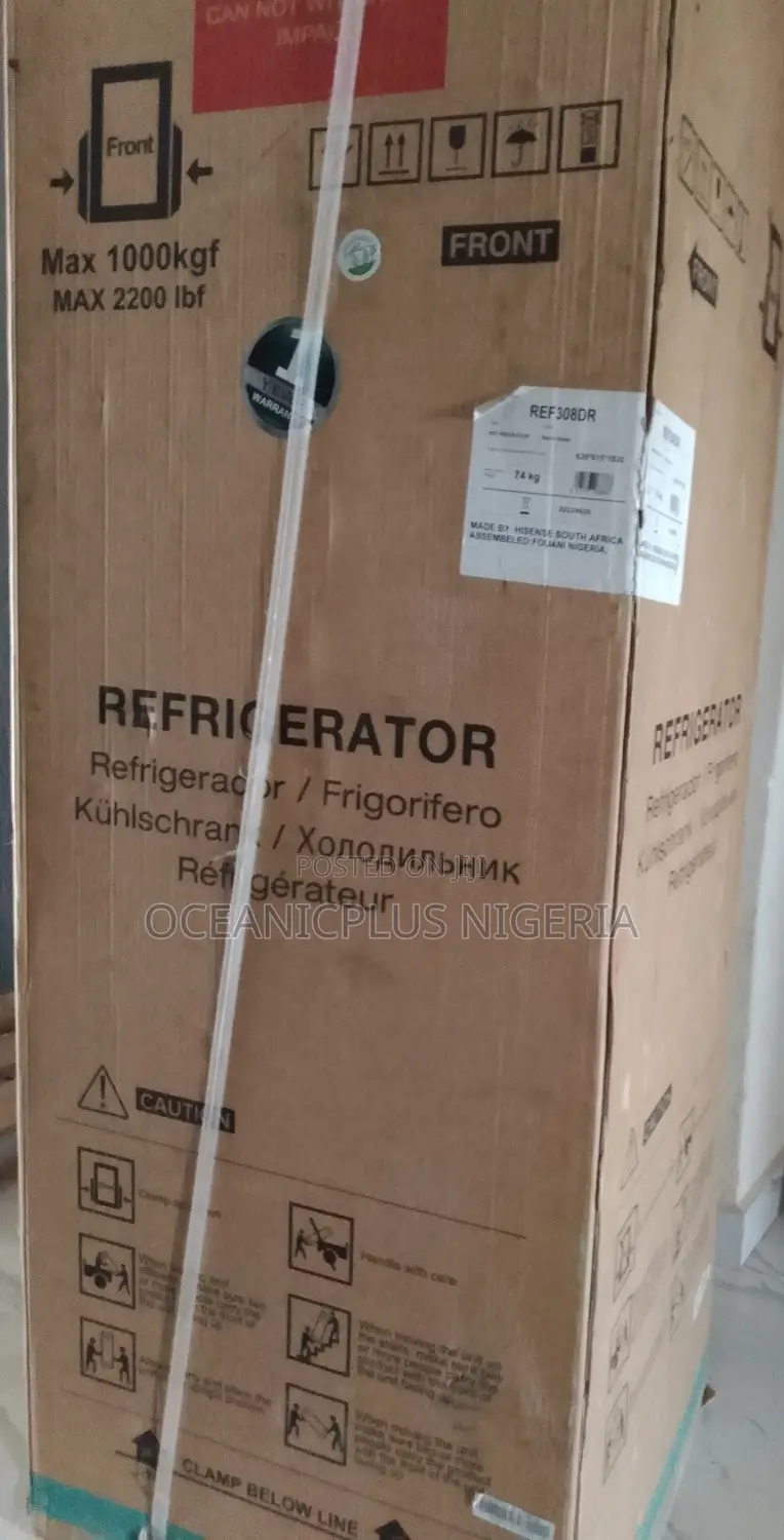 Top Selling Hisense Double Doors Refrigerator (Ref 308dr)